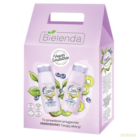 Bielenda Zestaw prezentowy Vegan Smoothie (balsam do ciała 400 ml+żel pod prysznic 400 ml)