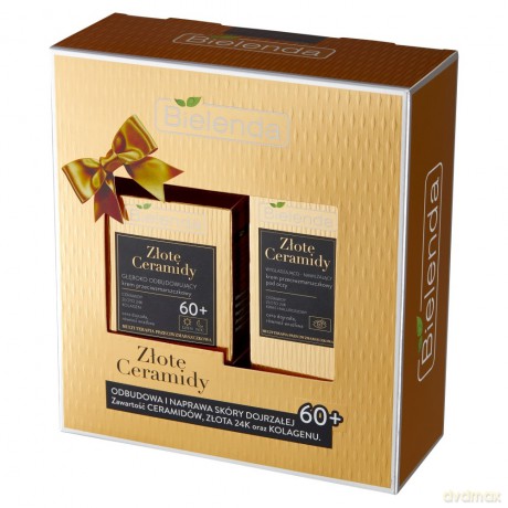 Bielenda Zestaw prezentowy Złote Ceramidy 60+ (krem na dzień i noc 50 ml+krem pod oczy 15 ml)