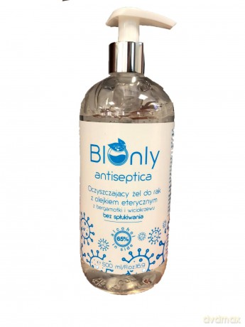 BIOnly Antyseptica Oczyszczający Żel do rąk z olejkami eterycznymi 500 ml