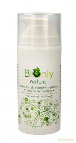 BIOnly Nature Krem do rąk regenerujący z olejem makowym 100 ml