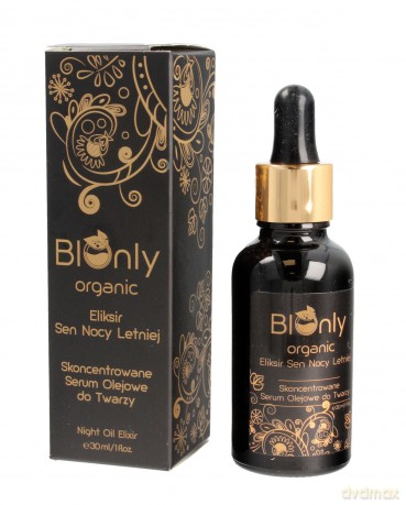 BIOnly Organic Eliksir Sen Nocy Letniej Skoncentrowane Serum olejowe do twarzy 30 ml
