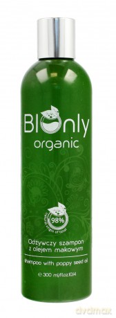 BIOnly Organic Szampon do włosów odżywczy z olejem makowym 300 ml