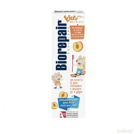 Biorepair Oral Care Kids Pasta do zębów dla dzieci (0-6 lat) - Brzoskwinia 50 ml