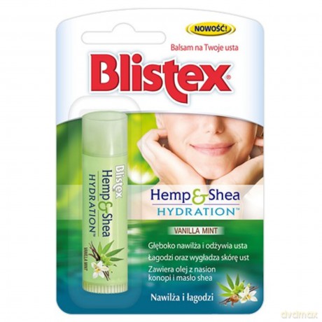 Blistex Lip Infusions Balsam do ust nawilżająco łagodzący Hemp & Shea Hydration 1szt
