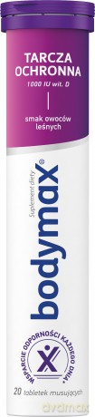 BODYMAX Tarcza Ochronna - 1000 IU Witaminy D - suplement diety 1op.-20 szt