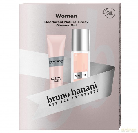 Bruno Banani Zestaw prezentowy Woman (żel pod prysznic 50 ml+deo naturalny spray 75 ml)