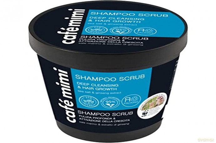 Cafe Mimi Kubeczek Szampon-scrub oczyszczający do włosów 220 ml
