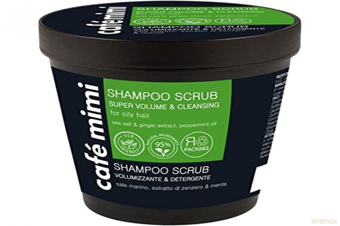 Cafe Mimi Kubeczek Szampon-scrub oczyszczający do włosów przetłuszczających się 220 ml