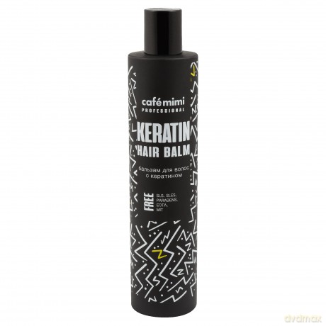 Cafe Mimi Professional Balsam do włosów cienkich,łamliwych i zniszczonych Keratin 300 ml