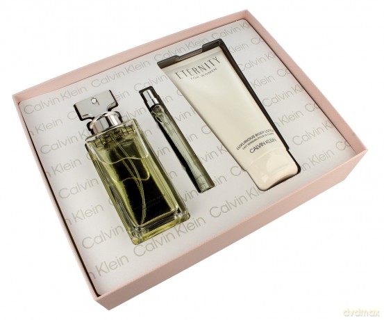 Calvin Klein Eternity for Women (woda perfumowana 100 ml+woda perfumowana mini 10 ml+balsam do ciała 200 ml)