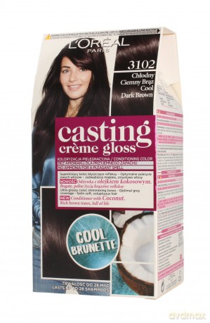 Casting Creme Gloss Krem koloryzujący nr 3102 Chłodny Ciemny Brąz 1op.