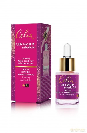 Celia Ceramidy Młodości Serum przeciwzmarszczkowe do twarzy,szyji i dekoltu 15 ml