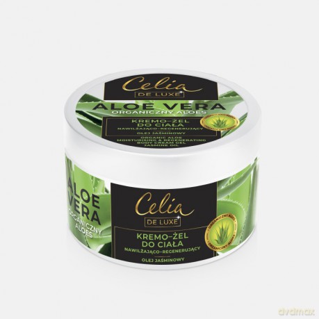 Celia De Luxe Aloe Vera Kremo-żel nawilżająco-regenerujący do ciała 225g