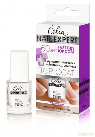 Celia Nail Expert Top Coat 60s Fast Dry 10 ml