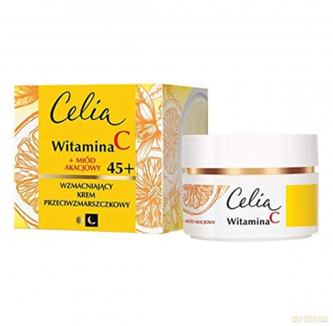 Celia Witamina C 45+ Wzmacniający krem przeciwzmarszczkowy na dzień i noc 50 ml