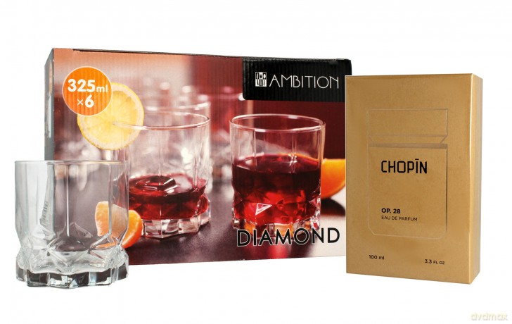 Chopin Zestaw prezentowy OP.28 (woda perfumowana 100 ml+szklanki 6szt)
