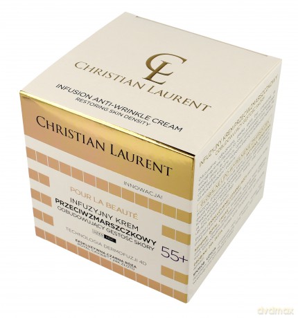 Christian Laurent 55+ Infuzyjny Krem przeciwzmarszczkowy odbudowujący na dzień i noc 50 ml