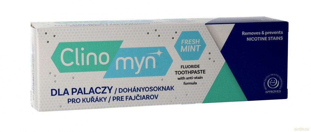 Clinomyn Pasta do zębów dla palaczy Fresh Mint 75 ml