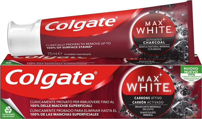 Colgate Pasta do zębów Max White Charcoal 75 ml