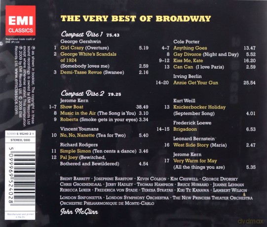 The Very Best of Broadway [2CD]