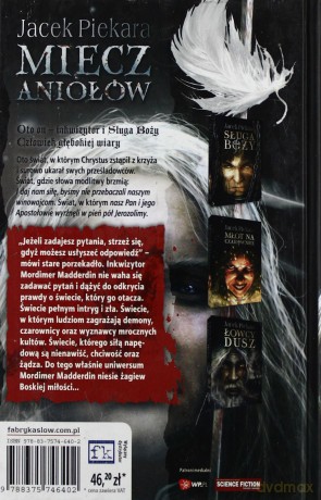 Miecz Aniołów (twarda) - Jacek Piekara [KSIĄŻKA]