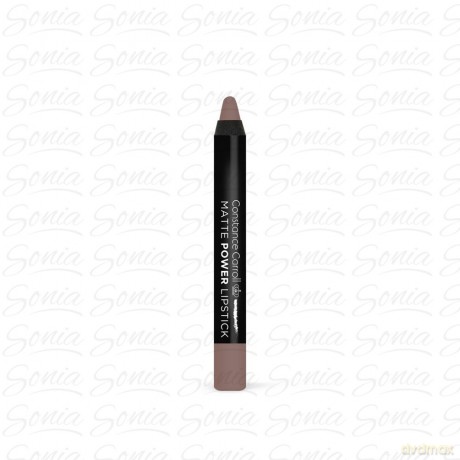 Constance Carroll Matte Power Lipstick Pomadka matowa w kredce nr 09 Brown Nude 1szt
