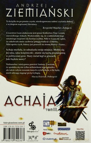 Achaja Tom III - Andrzej Ziemiański [KSIĄŻKA]