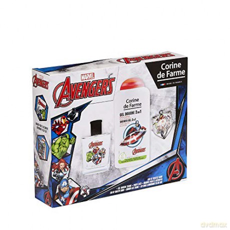 Corine de Farme Disney Zestaw prezentowy Avengers (woda toaletowa 50 ml+żel p/pr.250 ml+brelok)
