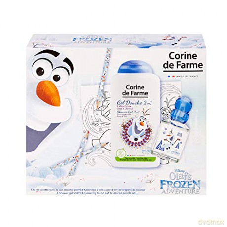 Corine de Farme Disney Zestaw prezentowy Olaf`s Frozen Adventure (edt 50 ml+żel p/pr.250 ml+gadżety)