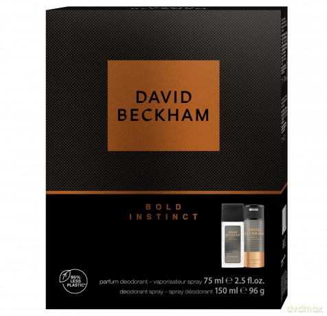 David Beckham Zestaw prezentowy Bold Instinct (deo spray 150 ml+deo naturalny spray 75 ml)