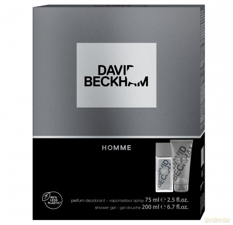 David Beckham Zestaw prezentowy Homme (żel pod prysznic 200 ml+deo naturalny spray 75 ml)