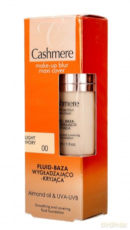 Dax Cosmetics Cashmere Fluid-Baza wygładzająco-kryjąca nr 00 Light Ivory 30 ml