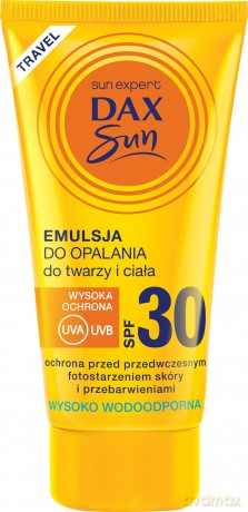 Dax Sun Emulsja do opalania d twarzy i ciała SPF 30 travel-50 ml
