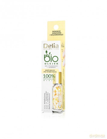 Delia Cosmetics Bio Olejek do paznokci i skórek - odżywczy po hybrydzie 10 ml