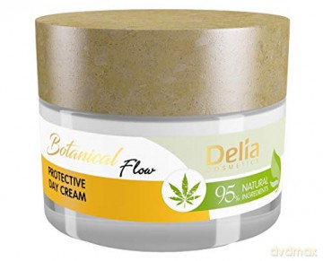 Delia Cosmetics Botanic Flow Krem ochronny z olejem konopnym na dzień 50 ml