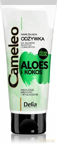 Delia Cosmetics Cameleo Aloes i Kokos Odżywka nawilżająca do włosów 200 ml