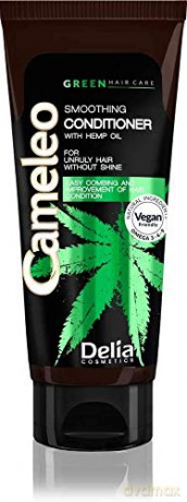 Delia Cosmetics Cameleo Green Odżywka do włosów wygładzająca z olejem konopnym 200 ml