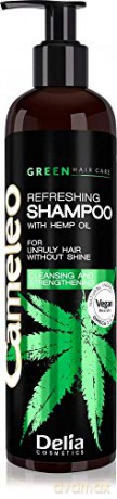 Delia Cosmetics Cameleo Green Szampon do włosów odświeżający z olejem konopnym 250 ml