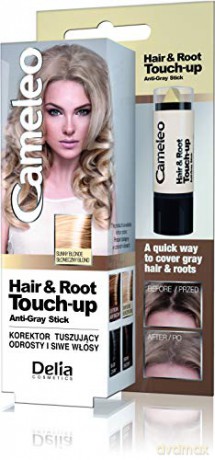 Delia Cosmetics Cameleo Hair&Root Touch-up Korektor tuszujący odrosty i siwe włosy - słoneczny blond 1szt