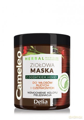 Delia Cosmetics Cameleo Herbal Maska Ziołowa do włosów rudych i czerwonych 250 ml