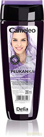 Delia Cosmetics Cameleo Płukanka do włosów fioletowa z wodą lawendową 200 ml