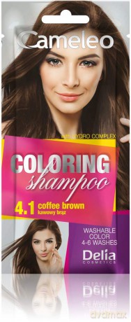 Delia Cosmetics Cameleo Szampon koloryzujący nr 4.1 Kawowy Brąz 1szt