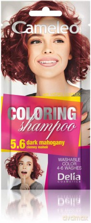 Delia Cosmetics Cameleo Szampon koloryzujący nr 5.6 Ciemny Mahoń 1szt