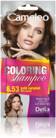 Delia Cosmetics Cameleo Szampon koloryzujący nr 6.53 Złoty Karmel 1szt