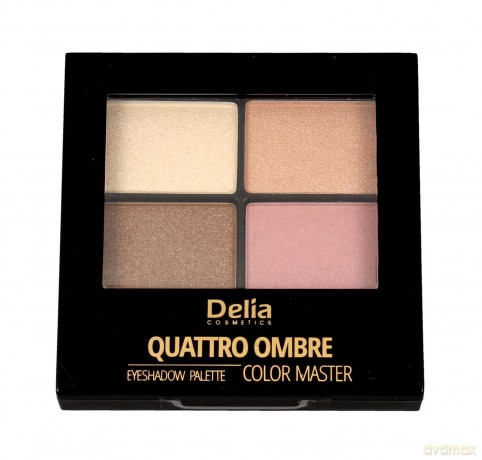 Delia Cosmetics Color Master Cienie do powiek Quattro Ombre nr 406 Candy Box 1szt