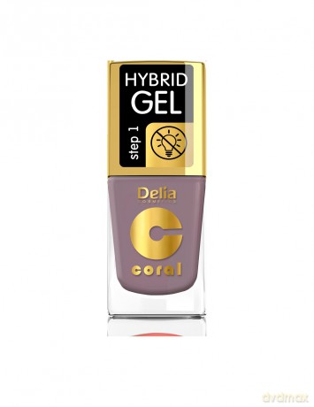 Delia Cosmetics Coral Hybrid Gel Emalia do paznokci nr 58 Różany 11 ml