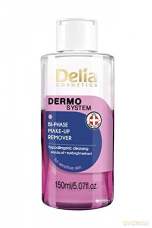 Delia Cosmetics Dermo System Dwufazowy płyn do demakijażu - cera wrażliwa 150 ml