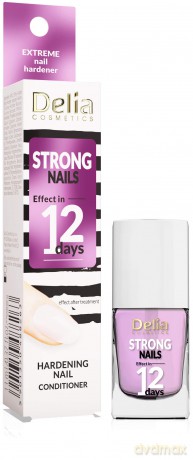 Delia Cosmetics Efekt w 12 dni Odżywka do paznokci Twarde Paznokcie-utwardzająca 11 ml