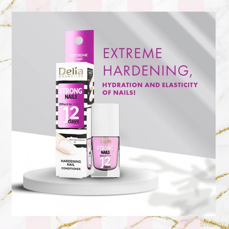 Delia Cosmetics Efekt w 12 dni Odżywka do paznokci Twarde Paznokcie-utwardzająca 11 ml