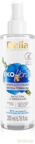 Delia Cosmetics Eko Florist Len Mineralizowana Woda termalna 200 ml